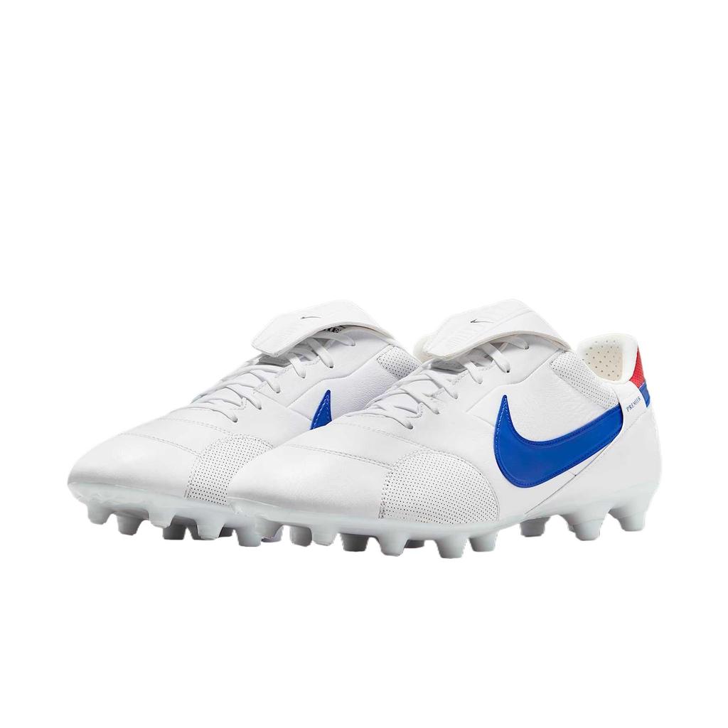 Nike Premier 3 Çok Yönlü Trend Rahat Moda Deri Futbol Ayakkabıları Erkek Futbol Ayakkabıları Beyaz HM0265-104