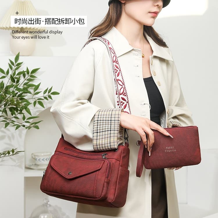 Do Old Child and Mother Messenger Bag Casual Shoulder Women's Bag