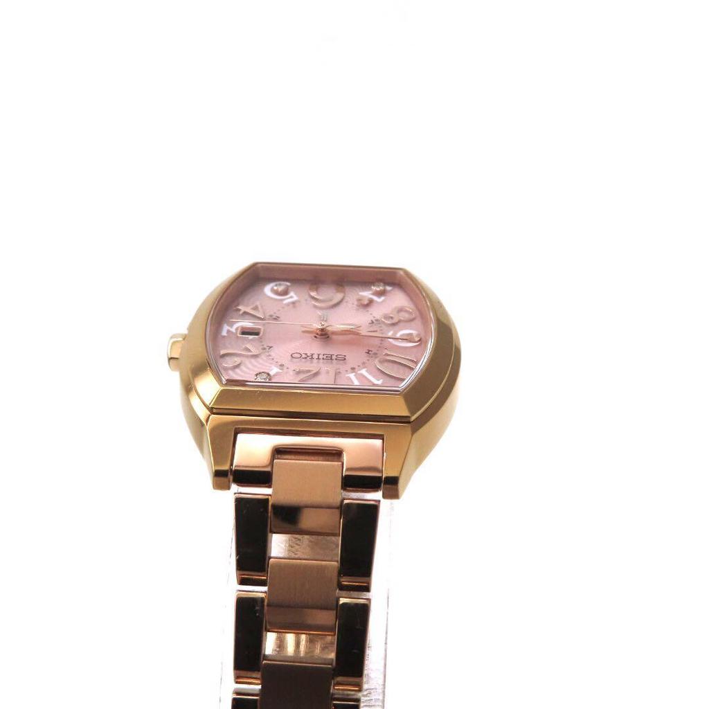 [USED] Seiko SSVW050 Lucia Radio-Controlled Solar Watch with Diamonds and Gold