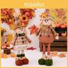 Harvest Season Scarecrow Doll Plush Figure For Thanksgiving Home Decoration