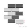 10pcs Kitchen Wallpaper Self-Adhesive Wall Stickers Waterproof And Oil-Proof Ceramic Tile Kitchen Bathroom Decals Home Decoratio