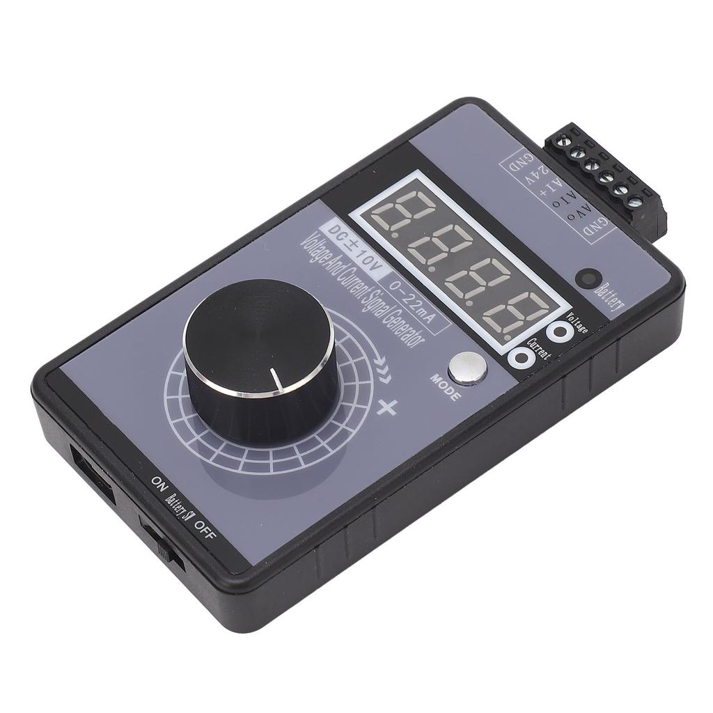 Voltage Current Signal Generator +10V 0?22mA Handheld High Accuracy Analog Simulator PLC Panel