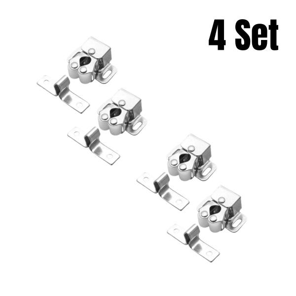 2-10pcs Press Magnet Cabinet Catches Door Stop Closer Stopper Damper Buffer For Wardrobe Hardware Furniture Fittings Accessories