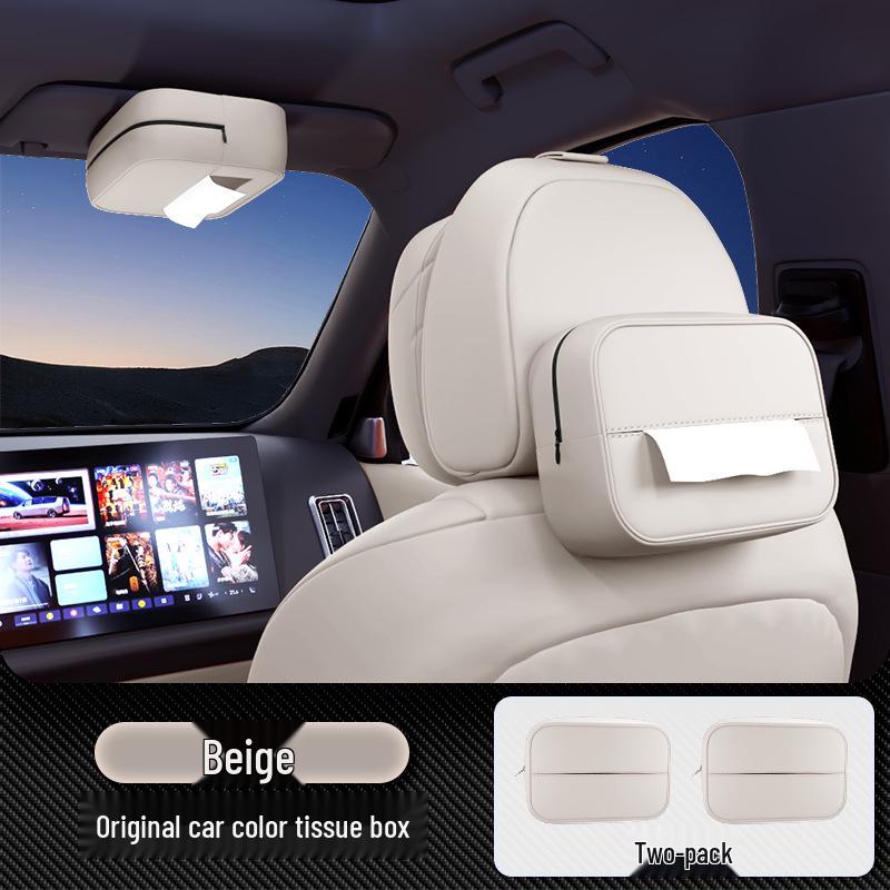 Nissan N6 Car Seat Tissue Box - 26 Model Compatible Interior Hanging Accessory