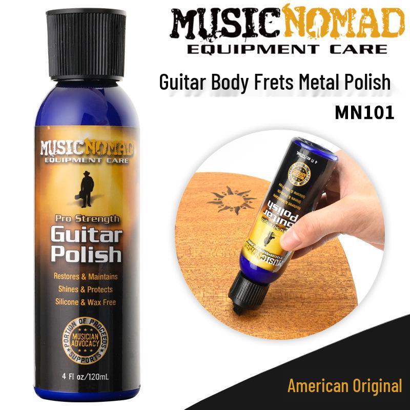 MusicNomad MN101 Guitar Care Kit: Fret Repair, Bridge Polishing, Rust Remover, Body Cleaner.
