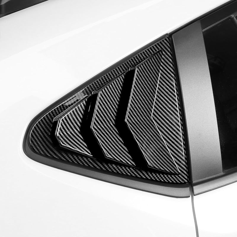 KUNGKIC Subaru 3rd Generation Crosstrek 2022 2023 2024 GU Type Exclusive Rear Side Window Louver Rear Window Shutter Shutter Side Vent Cover Racing