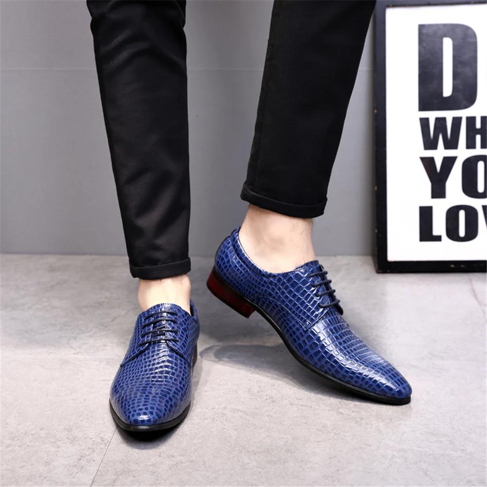Fashion Men's Loafers Shoes Classic Luxury Formal Dress Shoes Men Oxford Leather  Fashion Business Shoes For Work