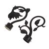 Ends Heads Curtain Pole Finials Imitation Iron Roman Rod Curtain Accessories   Home