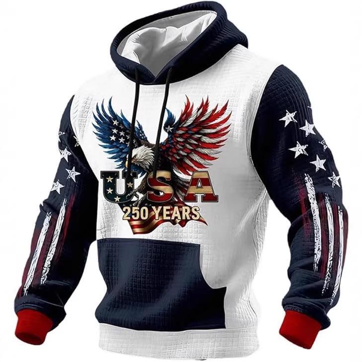 2026 Trendy Men's Hoodie for American Anniversary