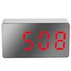 LED Mirror Alarm Clock Digital Alarm Clock Multifunctional Mini Electronic Alarm Clock for Bedroom Living Room Office