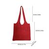 Summer New Simple Style Mesh Handbag Shopping Beach Bag Knit Shoulder Bag Women's Hollow Out Large Capacity Totes AVE