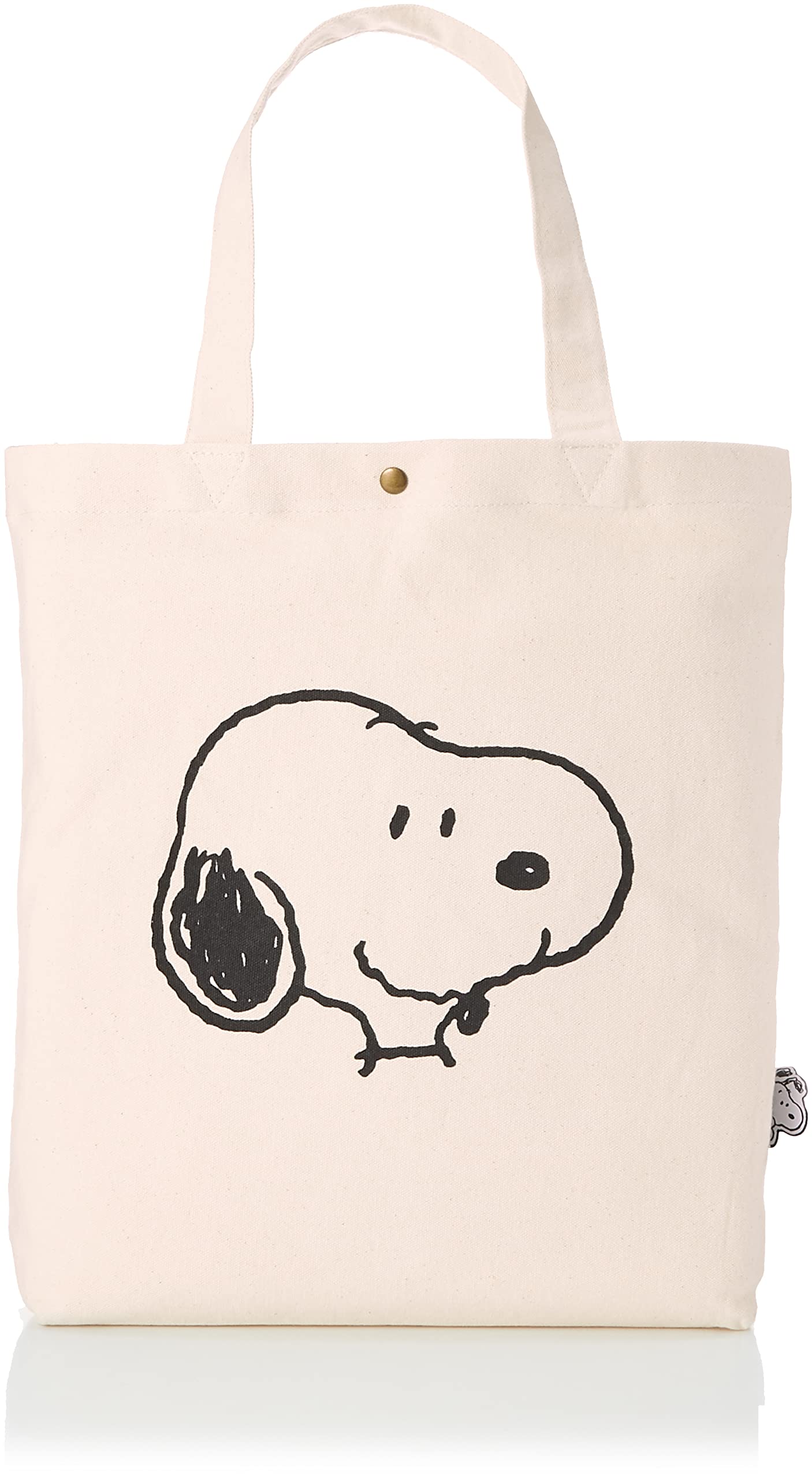 

Canvas Tote Bag Canvas Bag Compatible with A4 Size Snoopy PEANUTS PN70 Snoopy Face [Hapitas] Women s