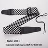 Bakelite PU Leather Guitar Strap for Classical & Folk - Wide, Thick, Personalized Style