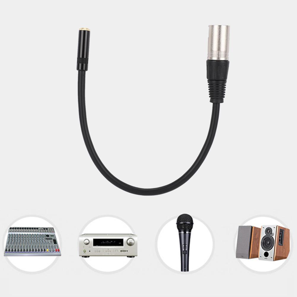 3.5MM Female To XLR Male Zinc Alloy 3.5MM Interface Audio Adapter Cable Patch Cord