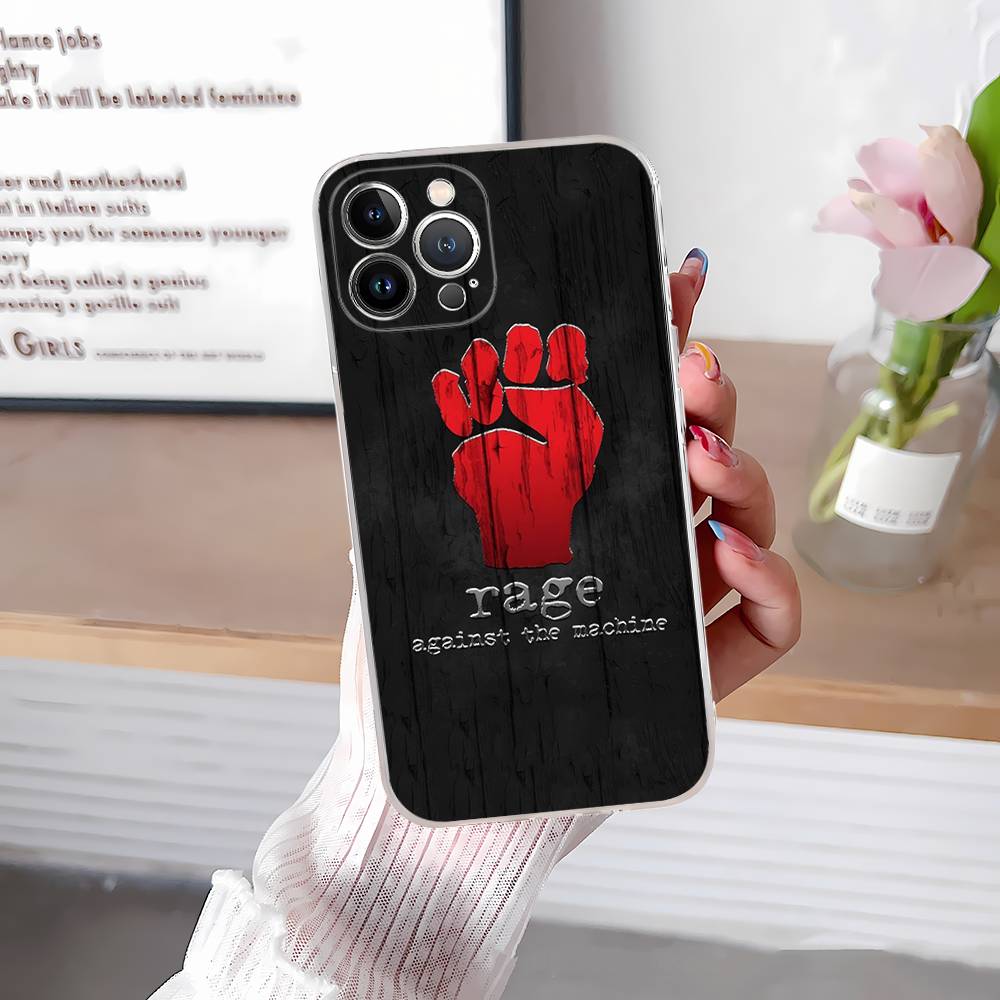 R-Rage A-Against T-The M-Machine Band For IPhone 17 16 15 14 13 12 11 Pro Max Plus Phone Case High End Silicone