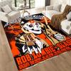 Tapetes de Chão Rob Zombie Slash Poster para Sala de Estar, Quarto e Decoração de Quarto São Adequados para Presentes.