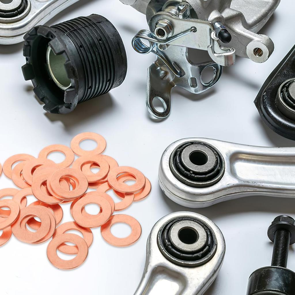 GLEAVI 100pcs Repair Machine Gasket Washer Body Repair Tool Dent Pull Ring Spot Welder