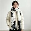 Skin Friendly Thick Warm Neck Warmer Windproof Long Fluffy Muffler  Holiday Gifting
