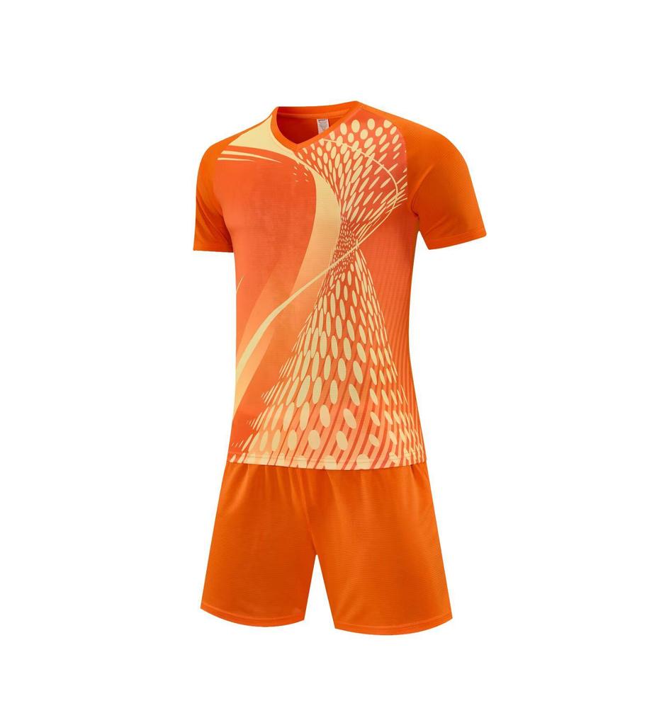 In-Stock Men's & Women's Breathable Team Football Uniform: Sweat-Wicking Jersey & Training Suit