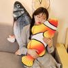 30-80cm 3D Simulation Gold Fish Plush Toys Stuffed Soft Animal Carp Plush Pillow Creative Sofa Pillow Cushion Gift Kids Toy
