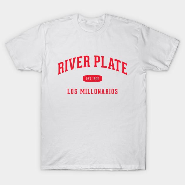Men Black Print T-shirt River Plate No-Cut Transfer Paper Print Cotton Tshirt 4XL