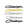 3D Metal Challenger Emblem Charger Badge Rear Trunk Decal Stickers for Charger Challenger Auto Decoration Accessories Ring Key
