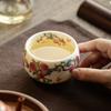 Nefritová čajová miska ze suetu Ručně vyráběné japonské keramické čajové misky Porcelánová ochutnávací čajová souprava pro domácnost Čínské kung-fu čajové nádobí Mistrovské šálky Dárková krabička