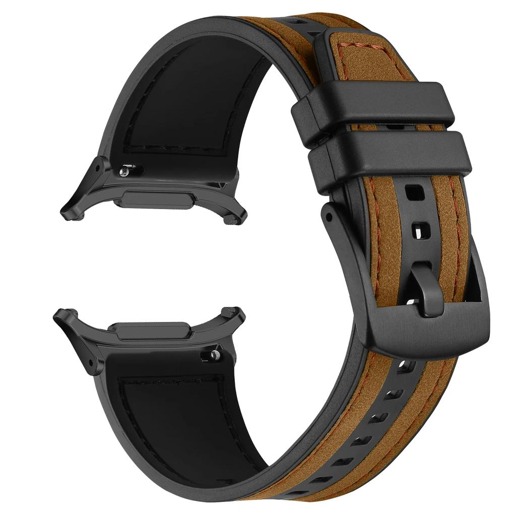 Leather Strap for Samsung Galaxy Watch Ultra 7 47mm Band No Gaps Bracelet Correa for Galaxy Watch Ultra 7 Bracelet Correa