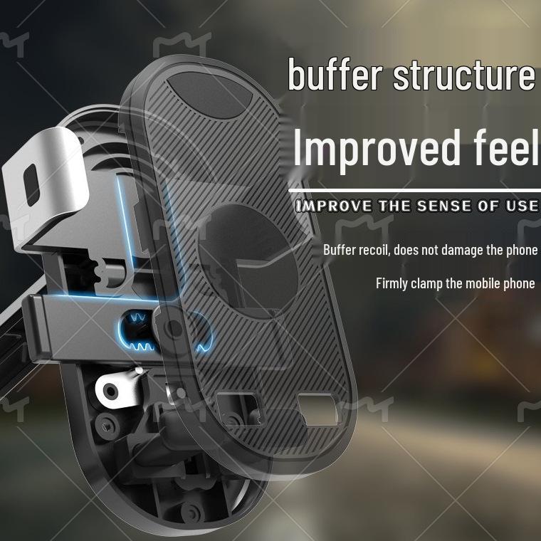 Right-Side Aluminum Phone Holder for Electric Scooter & Motorcycle