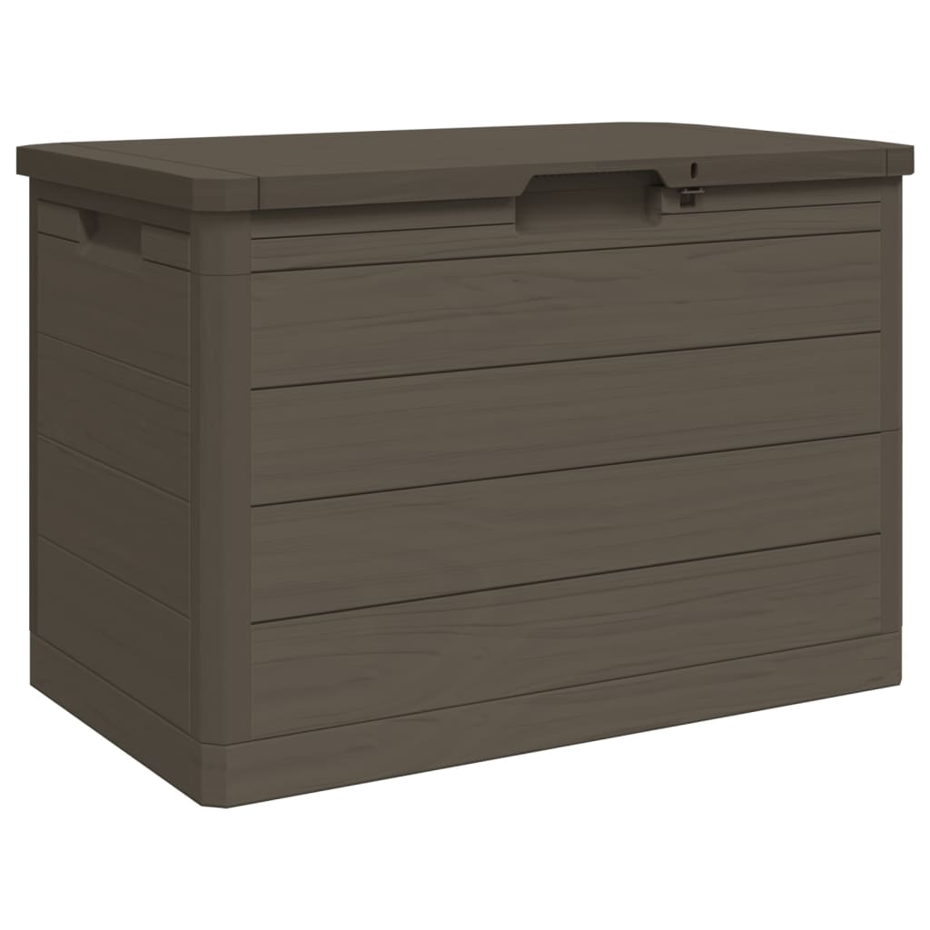 Outdoor Cushion Box Brown 77.5 x 44.5 x 53 cm Polypropylene