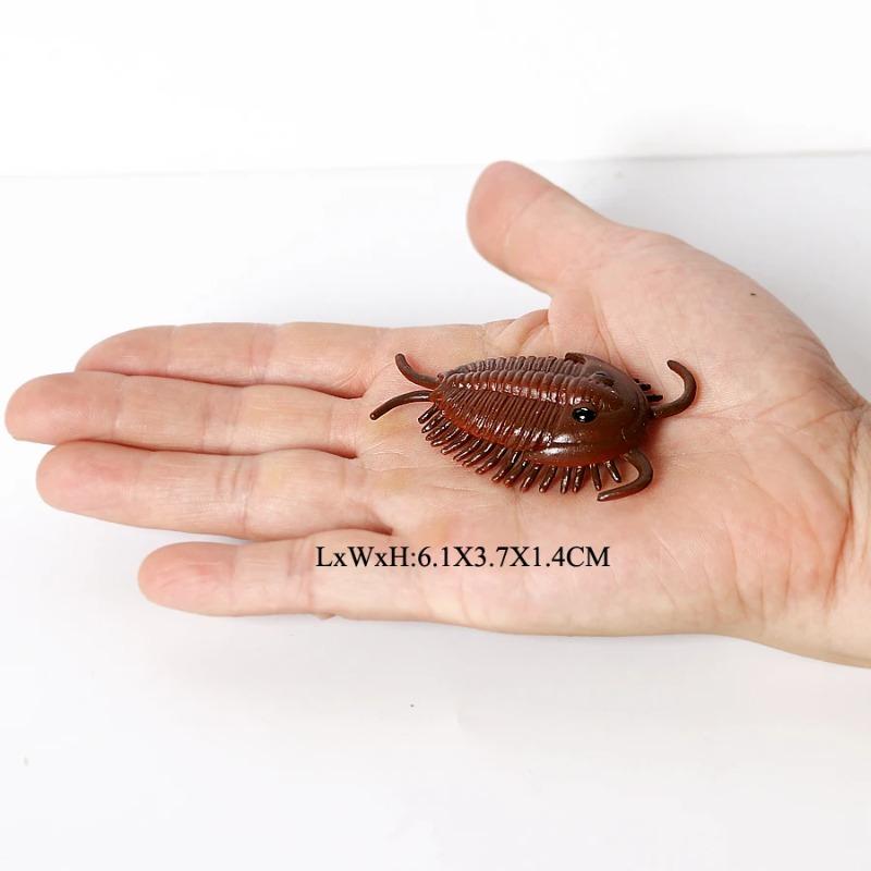 Plastový prehistorický mořský tvor Starověké kambrijské oceánské zvíře Nautilus, Trilobit, Bělozubec, Opabinia, Pikaia Mořské figurky Hračky