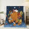 Cartoon Bobs Burgers Anime Throw 240g Flannel Blanket Lightweight Soft Skin-friendly Summer Thin Throw Blanket