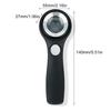 40X Magnifying Glass Rechargeable Handheld Magnifier with Light Brightness Adjustable Double Glass Lens Loupe 