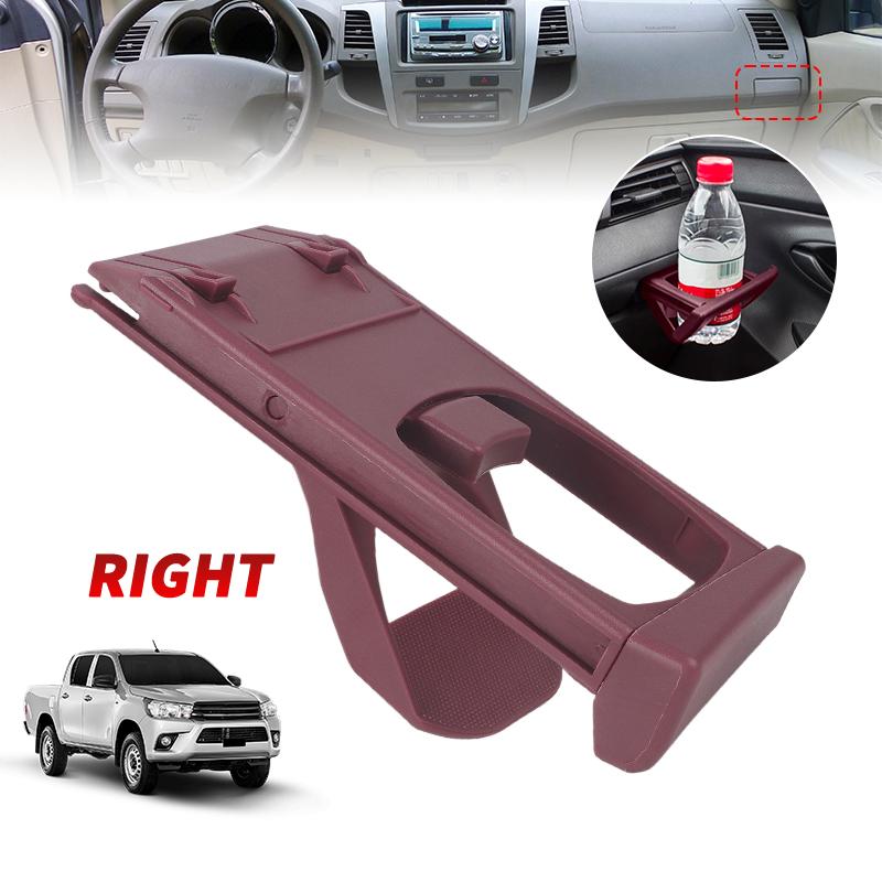 

Auto Left Right Cup Drink Holder For Toyota Hilux Vigo SR Pickup Fortuner 2004 2005 2006 2007 2008 2009 2010-2015 55604-0K010 1pc Red Right
