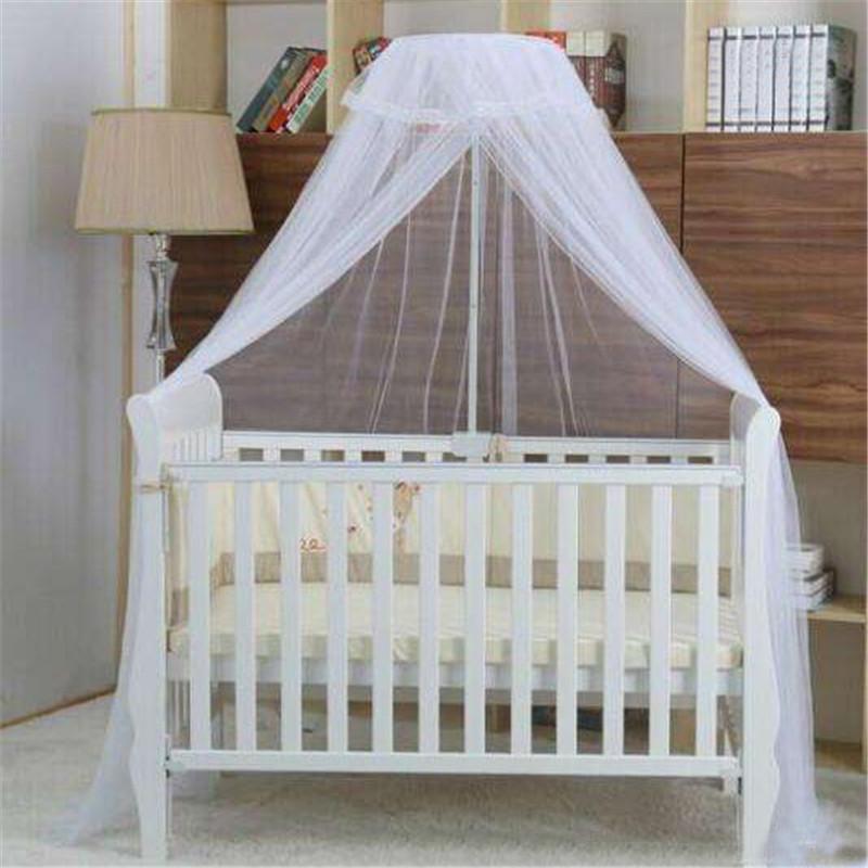 New 1PC 160*420cm Baby Crib Netting Summer Mesh Dome Bedroom Curtain Nets Newborn Infants Portable Canopy Kids Bed Crib Netting
