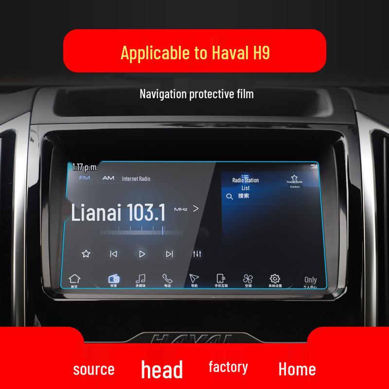 Fits 25 Great Wall Haval Models: H7, H8, H9 Navigation Screen & Interior Protective Film.