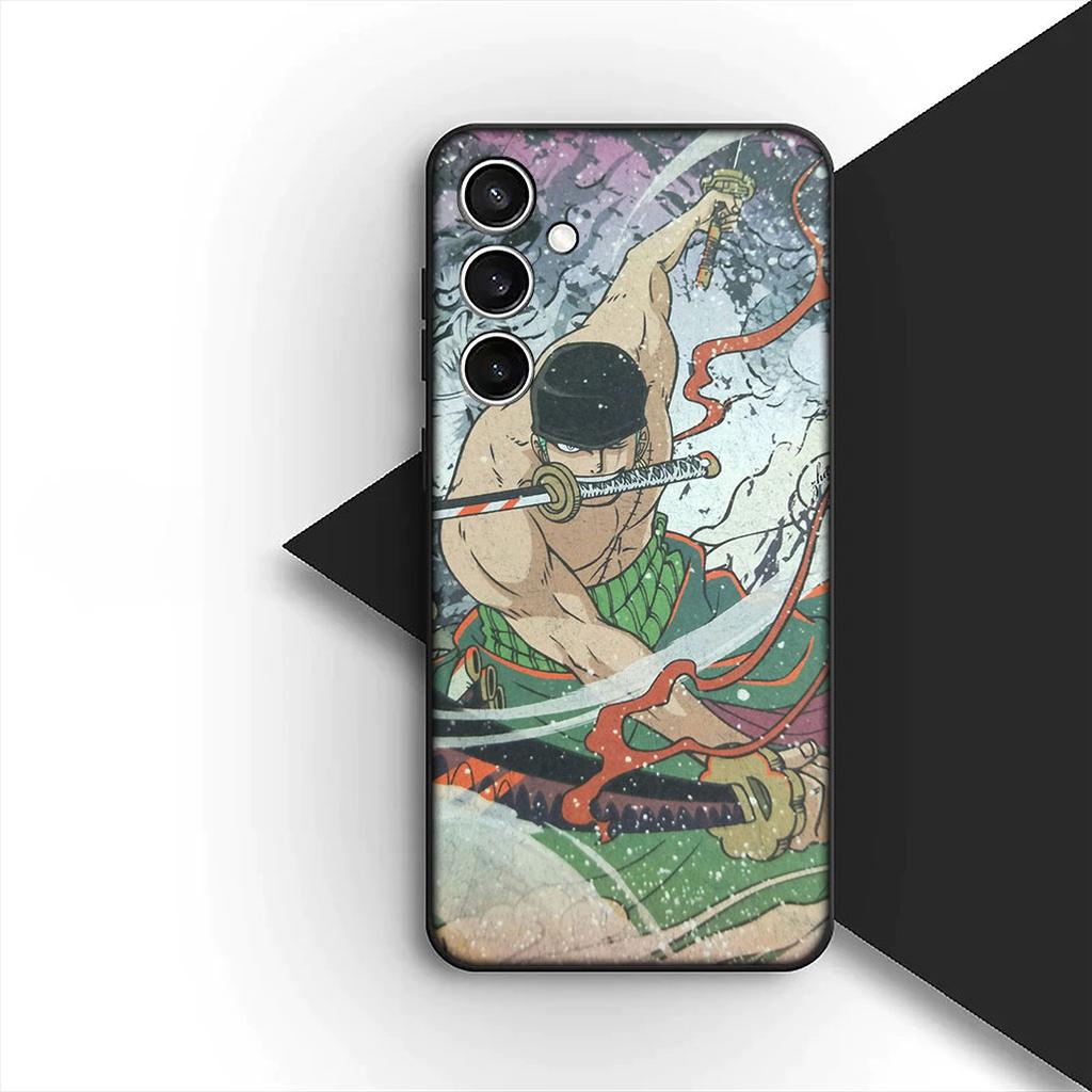 for OPPO A80 A18 A16 A40 A17 A15 A38 A78 A79 A54 A57 A12 A60 4G 5G Phone Cover Soft Case One Pieces Luffy Sanji Roronoa Zoro