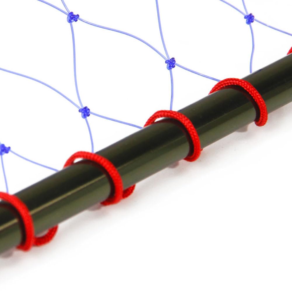 Ori Fishing Tackle Landing Net, Oval Nylon Net, 3-Section Mesh, 55cm X 45cm (Gunmetal)