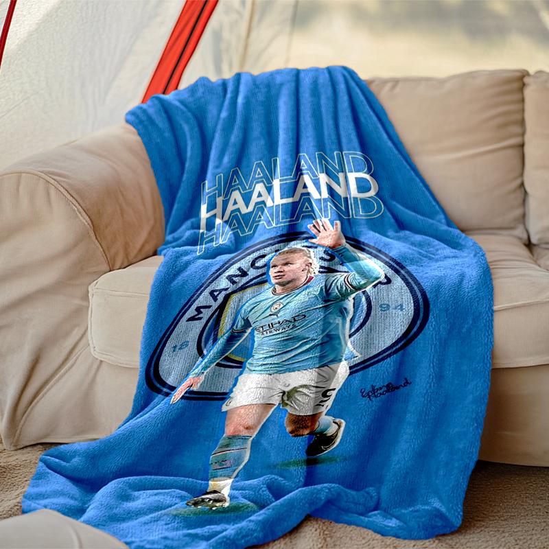 Manchester United Manchester City Blanket Lightweight Print Throw Blanket For Couch, Bed, Car, A Heartfelt Gift for Your Family and Friends