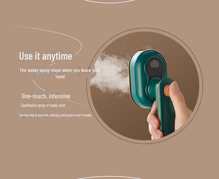 "Large Handheld Portable Electric Steam Iron for Household Use"