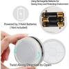 Luci a Disco con Telecomando, Luci LED Wireless Starxing Sotto Pensile, Regalo a Batteria