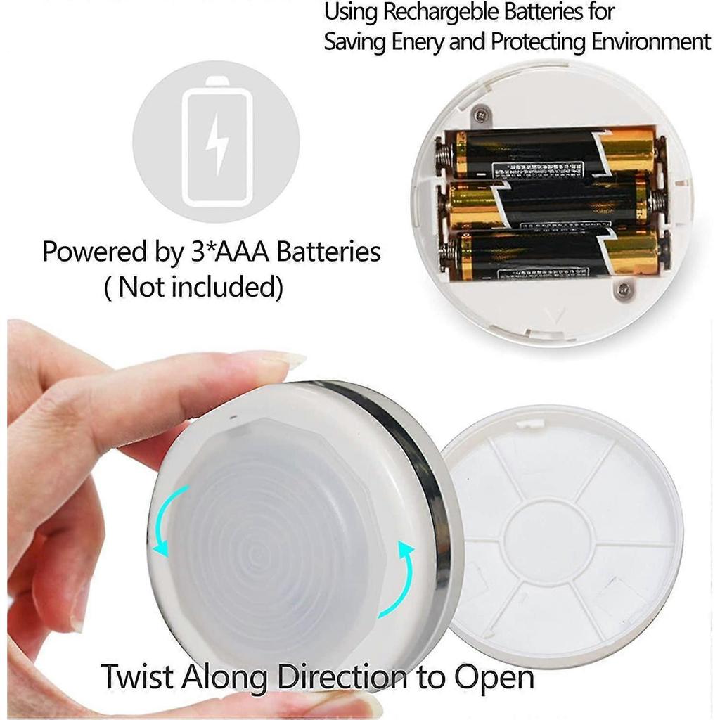 Luci a Disco con Telecomando, Luci LED Wireless Starxing Sotto Pensile, Regalo a Batteria