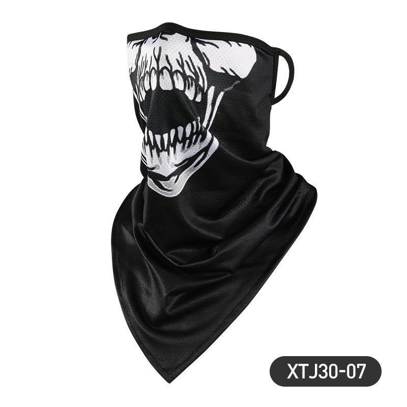 

Summer Ice Silk Headband & Face Mask: Outdoor Sun Protection Scarf & Neck Gaiter Size see description
