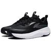 Li Ning Soft Go Cushioning Slip Resistant Abrasion Resistant Breathable Low top Casual Shoes Women's Black AGLT180-1