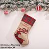 Calza di Natale Sacchi di Babbo Natale Regalo Decorazioni Natalizie per la Casa Sacchetto Caramelle Ornamento da Appendere all'Albero di Natale Capodanno 2023