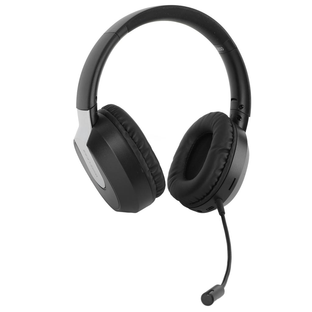 Wireless Gaming Headset Foldable Noise Reduction Soft Cushion Portable   Gaming Headphones with Detachable Mic