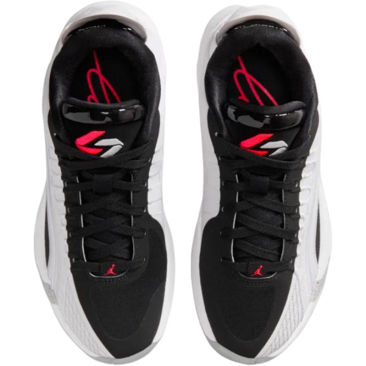 Air Jordan Jordan Luka 4 GS White Cement Dětské tenisky Černá Vlčí šedá Jasně karmínová HJ5225-101