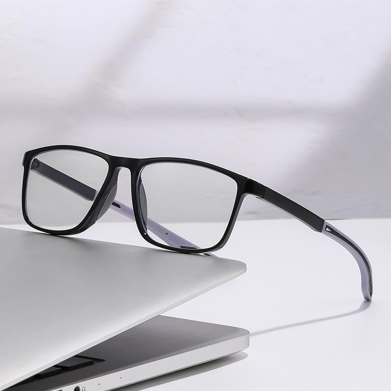 New Two Color Eyeframe Sports Anti Blue Light Glasses Trendy Men Women Fashion Myopia Glasses TR004