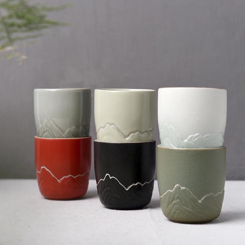 Retro Style Latte Coffee Cup,Espresso Cups,Household Ceramic Tea Cup,Pottery Coffee Mug, Afternoon Teacup Mugs,Wholesale,1Pc