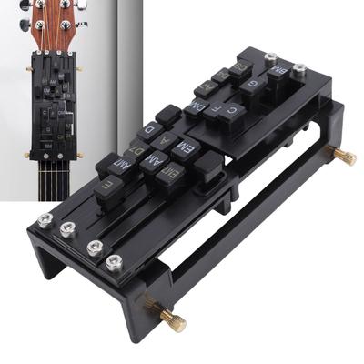 Gitarrenakkorddrücker Tragbarer Akkordhelfer Trainer Gitarrenhilfe Hilfswerkzeug für Akustikgitarren Anfänger